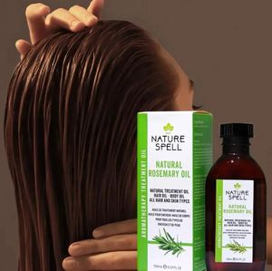 NATURE SPELL Olio per capelli 150ml Essenziale cura dei capelli lisci Capelli tinti Riparazione permanente Riduce la perdita dei capelli