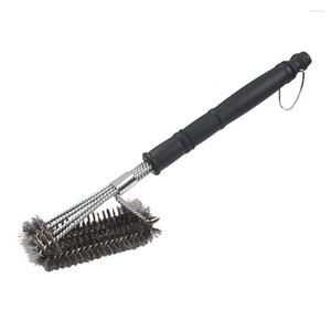 Tools Grill Cleaning Brush With Hanging Loop Rustproof Corrosion Resistant Efficient BBQ Accessories