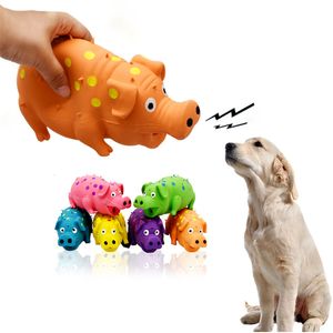 Dog Toys Chews Pig Doll Sound Squeaky Animal Chew Pet Rubber Vocal For Small Large Bite Resistant Interactive Toy Suppier 230915