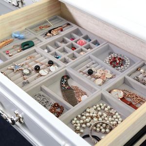 Hem DIY Drawer Stuff Divider Finish Box Jewelry Storage Cabinet Jewelery Drawer Organizer Fit Most Room Space290p