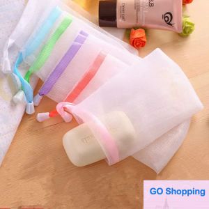 Fashion Soap Bag Foam Mesh Soaped Glove for Foaming Cleaning Bath Soap Net Bathroom Cleaning Gloves Mesh Bath Sponges Tools