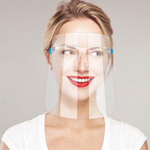 300st Clear Glasses Face Shield Full Face Plastic Protective Mask Transparent Anti-dimma ansiktsskydd Anti270N