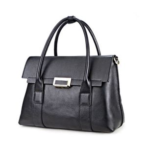 HBP Fashion Genuine Leather Women's Handbags Commuter Car Sewing Large Bag Women Tote Handheld Bag