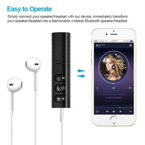 Bluetooth Car Kit Mini Wireless 4 1 Adapter Dongle Receiver AUX 3 5mm Jack Audio Music Stereo Portable 2 4Hz For Computer Headphon238g