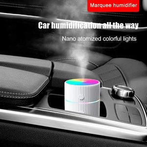 Mini Air Firidifier Car Ultrasonic Aroma Essential Oil Diffuser Cool Mist Fogger Home Aromatherapy Diffuser Firidifier med LED250P