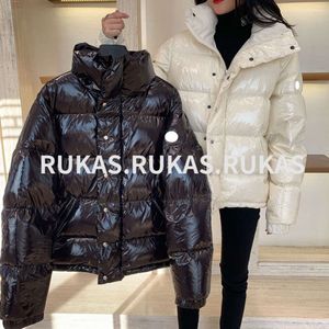 Женская верхняя одежда, пуховик, зимняя теплая дизайнерская элитная брендовая верхняя одежда, модное пальто, куртка, черный, белый цвет