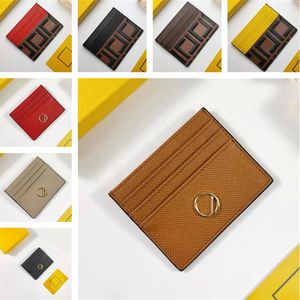 Designer women's bag wallet men card holder men designer wallet luxury card holder designer bag with original box high quality 6 card slots with logo internal label