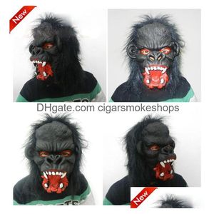 Party Masks Latex Animal Mask - Environmentally Friendly Halloween/Carnival/Christmas Costume Accessory With 4 Headgears Drop Delivery Dhrur