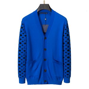 Herrtröjor Fashion Men's Casual Cardigan långärmad tröja Män kvinnor bokstäver trycktröjor