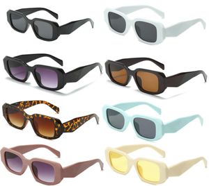 Vintage små fyrkantiga solglasögon för män kvinnor lyx varumärke designer retro solglasögon unisex ins populära nyanser glasögon 8 färger
