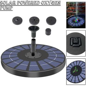 Garden Decorations 6 W Solar Fountain Outdoor Floating Water Pool Pond Bird Bath Powered Waterfall Pump