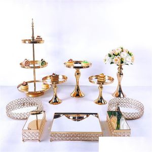 Other Festive Party Supplies 6-11Pcs Display Cake Stand Cupcake Tray Tools Home Decoration Dessert Table Decorating Drop Delivery Gard Dhphg