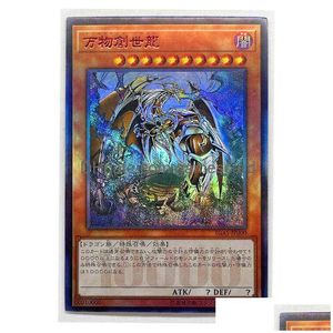 Yu gi oh japonês dez mil dragão diy brinquedos hobbies hobby colecionáveis jogo coleção cartões g220311 entrega direta dhnol