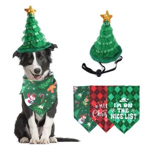 Abbigliamento per cani Bandane Cappello per animali Bandana per Natale Tume Warm Year Party Accessori per costumi cosplay 230914