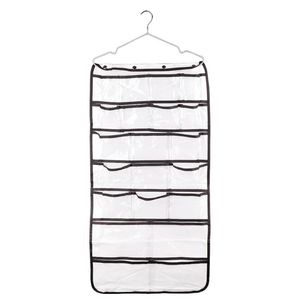 Storage Bags 42 Pockets Hanging Holder Closet Tidy Organiser Wardrobe Door Rack345f