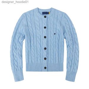 Damen-Pullover, Damen-Pullover, Designer-Strickjacke, modischer Herbst-Pullover, gestricktes Sweatshirt mit Rundhalsausschnitt, Muster „Fried Dough Twists“-Top, Damenbekleidung SX