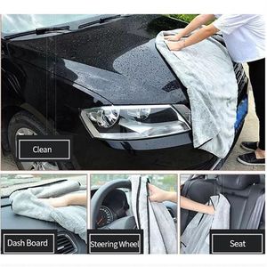 Cuidados de carro Detalhe o kit de toalha de lavagem 100x40cm Microfiber Limpeza de pano de secagem de pano de lavagem automática Rano de pano para carros 201021254g