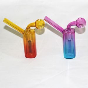 Tubos de queimador de óleo de vidro de 4,72 polegadas de pirex mini acessórios de tubo de tubo de tubo de tabaco de tabaco fumando acessórios Bubblers