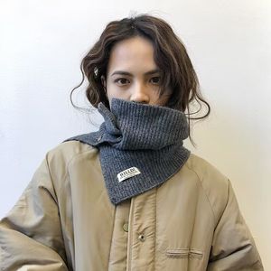 Fashion Face Make Winter Neck Gaiter Designer weich warm Luxus Schals gepolsterter Schal für Frauen Mädchen Geschenk einfarbig