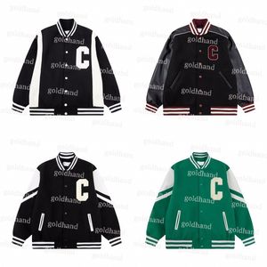 Projektant Mens Baseball Jackets Ogółe rozmiar Hip Hop Coats Brand Varsity Kurtki Obiterwearne