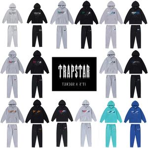 Tuta Trapstar multi-stile Asciugamano classico con lettera sul petto Felpa con cappuccio e pantaloni ricamati trapstars Tute londinesi Felpe con cappuccio designer 269i