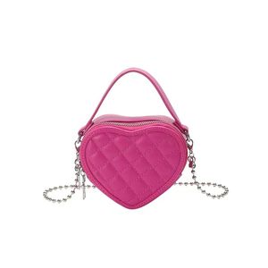 borsa firmata Borse a tracolla Borsa a cuore a forma di amore Borse a tracolla a tracolla borse di lusso catena hobo bum pelle bovina borsa nera donna ultima moda in pelle