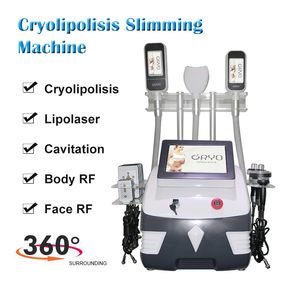 Cryolipólise portátil de gordura de congelamento da máquina de gravação de vácuo Redução de crioterapia Equipamento de perda de peso Crio de peso LLLT LIPO LASER SPA SALON Uso