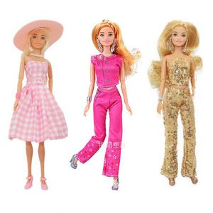 Kawaii artiklar barn leksaker modekläder outfit bär miniatyr dolltillbehör 30 cm för barbie diy flickor spel födelsedag present