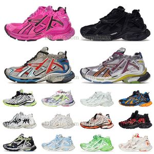 2023 Luxe Designer Track Runners 7.0カジュアルシューズプラットフォームブランド送信センスメンズ女性バーガンディバレンキャイガステニスオウドアウォーキングスポーツDhgateランナー7スニーカー