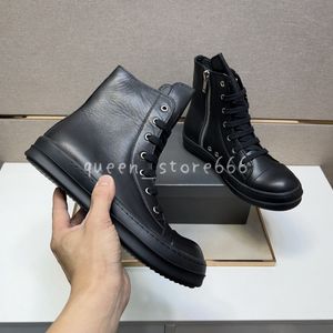 Men's Casual Shoes All Black Fashion Women's Sneakers Lace Up Flat Shoes Young Boys Street Dancing Fashion Hip Hop Men Ankle Boots size 35-45