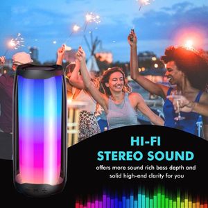 Pulse5 Müzik Nabız 5 Tam Ekran Işık Efekt Kablosuz Bluetooth Hoparlör Subwoofer Kart Taşınabilir