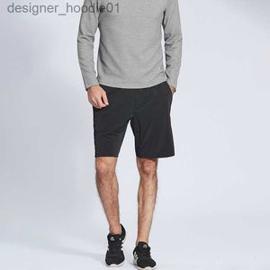 Underbyxor mäns shorts sport fitness yoga kläder capris snabb torr ljus elastisk sommar springande gymkläder män underkläder tränar avslappnade heta byxor l230915