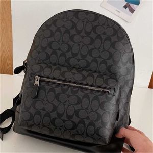 Tani 80% zniżki 2023 NOWOŚĆ Stripe Stripe West Double Zipper Backpack Student Travel Plecak kod 899