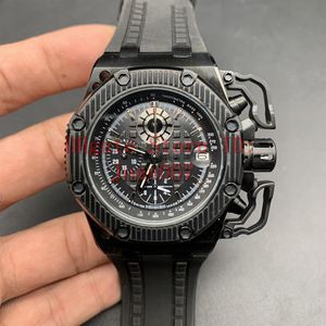 Relógios pretos completos famosos relógio de moda masculina moderna casual vk quartzo cronógrafo relógio esportivo 42mm224g