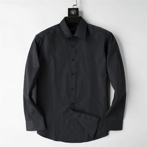 Marca masculina de negócios camisa casual dos homens manga longa listrado fino ajuste camisa masculina social camisas masculinas nova moda camisa #151960
