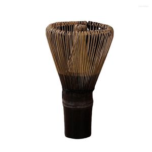 TEA BROBLES 1st Japanese Matcha Tools Whisk Brush Professional Bamboo Ceremony Powder Grinder Tool Chasen Green
