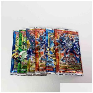 216Pcs/Set Yuh Rare Flash Cards Yu Gi Oh Game Paper Kids Toys Girl Boy Collection Yu-Gi-Oh Christmas Gift G220311 Drop Delivery Dheom