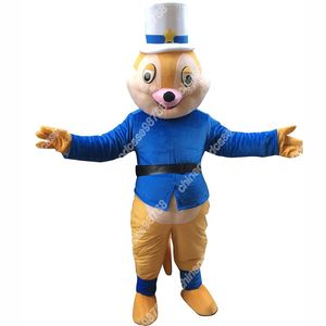 Venda quente esquilo esquilo mascote traje anime carnaval desempenho vestuário anúncio vestuário vestido