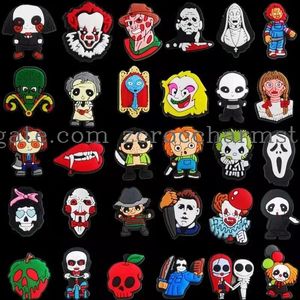 Shoe Parts Accessories L Halloween Horror Skl Charms For Clog Scary Bracelet Wristband Kids Girl Boys Adts Men Women Party Birthday Ots90