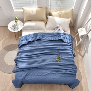 Одеяла Летнее охлаждающее одеяло для кровати Утяжеленные одеяла для шпал Взрослые Дети Домашняя пара Кровать Кондиционер Одеяло 230914
