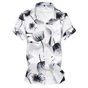 Summer Fashion Printing Design kinesisk stil manlig kortärmad skjorta plus stor storlek casual män 5xl 6xl 7xl mäns tröjor263o