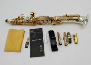 Em Pro Gümüş Kaplamalı Kavisli Çan J Tip Düz Soprano saksafon Saxello