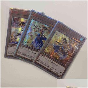 Yu-gi-oh tcg/ocg ser bode-jp000 xiangjian jeton türev üst vücut klasik tahta oyun toplama kartı orijinal değil G220311 Del Del Dhhvn