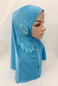 Szaliki (12 sztuk/działka) Ramadan Designs Rhinestones Muslimb Hidżab Islamski Szalik ML118