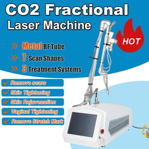 Nowe ułamkowe CO2 Laserowe usuwanie blizny rozciągające znaki Usuń skórę Resurfacing Metal RF Tube Facial Lift Dave Docnen Salon Salon Użycie domu