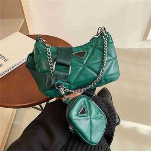 50 % Rabatt auf den Ausverkauf Handtasche ZWKV drei in einem rhombischen Gitter mit einer Kette, koreanische Version, netzroter Messenger-Unterarm, Modell 258