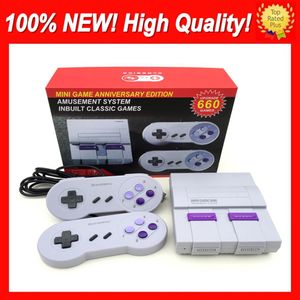 Super Famicom Mini 660 NES SNES SFC TV Video Handheld Game Console 2018 Nyaste Entertainment System Games Console English Retail B277o