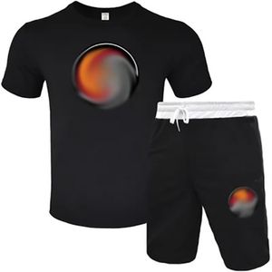 Herren-Trainingsanzüge, Sommer-Trainingsanzug, italienischer Stil, Sportkleidung, Kurzarm-T-Shirt, lässiger Sportanzug, 5-Punkt-Shorts224A