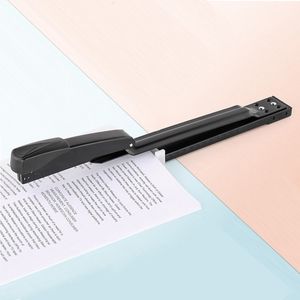 Staplers Metal Long Arm Stapler Huchice Long Duty Stapling A3/A4 24/6 23/8 Baper Book Binding Office STANTERY 230914