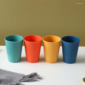 Tumblers Kitchen Drinking Water Drink Cup Coffee Milk Accessories Household Wheat Straw Cups Brushing